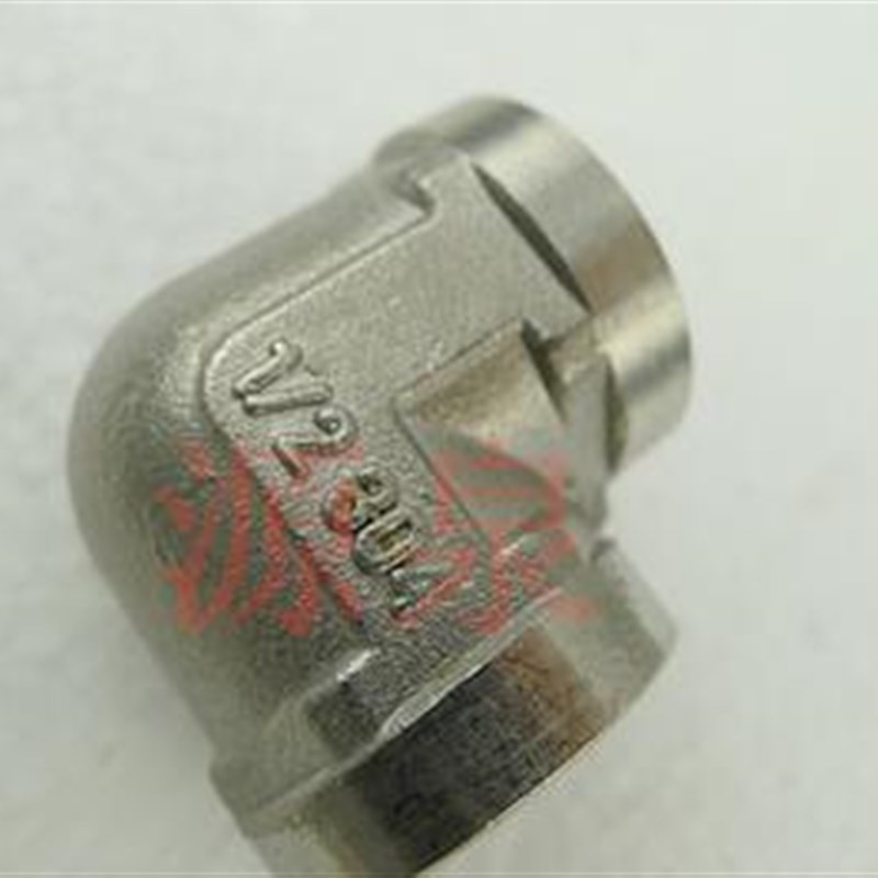 201不锈钢弯头 4分/6分/1寸 90度直角弯头 双内丝内牙正弯头