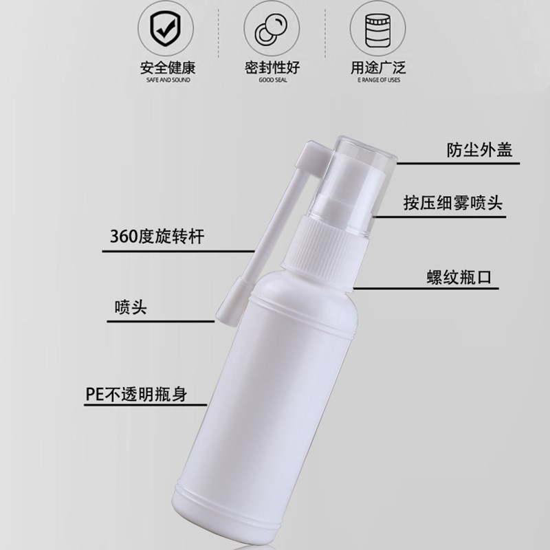 10/15/203050ml360度旋转小喷雾瓶细雾侧喷直喷象鼻喷瓶喷壶