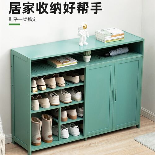 鞋架子家用室内好看经济型简易门口实木多层防尘多层收纳神器鞋柜