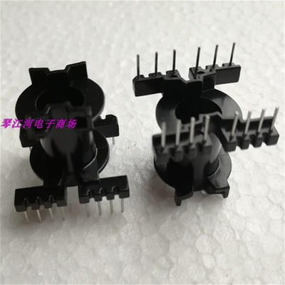 PQ3230变压器高频骨架磁芯PQ3230电木骨架磁芯立式6+6十套一包