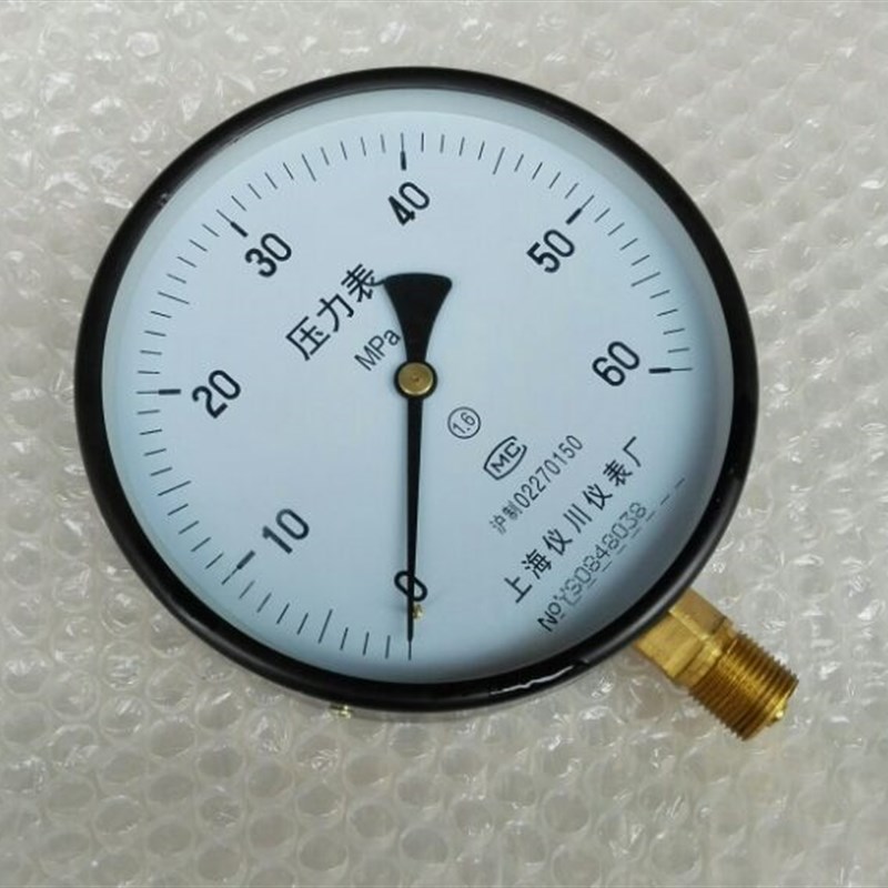仪川压力表 Y-150 0-60mpa m20x1.5 表盘直径100 径向/立式