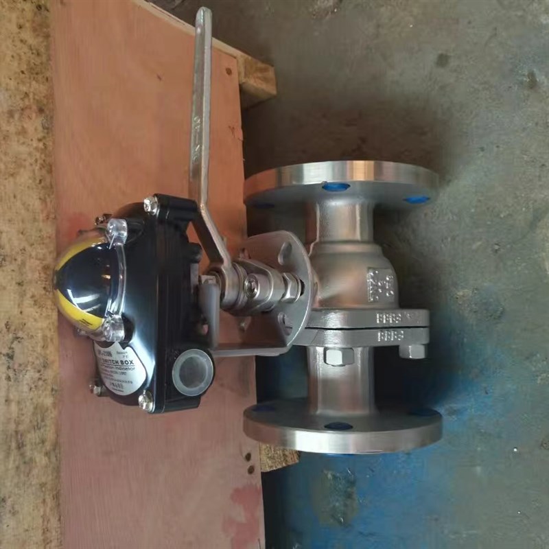 APL-210N限位开关加装手动球阀,手动阀门加装限位开关信号反馈