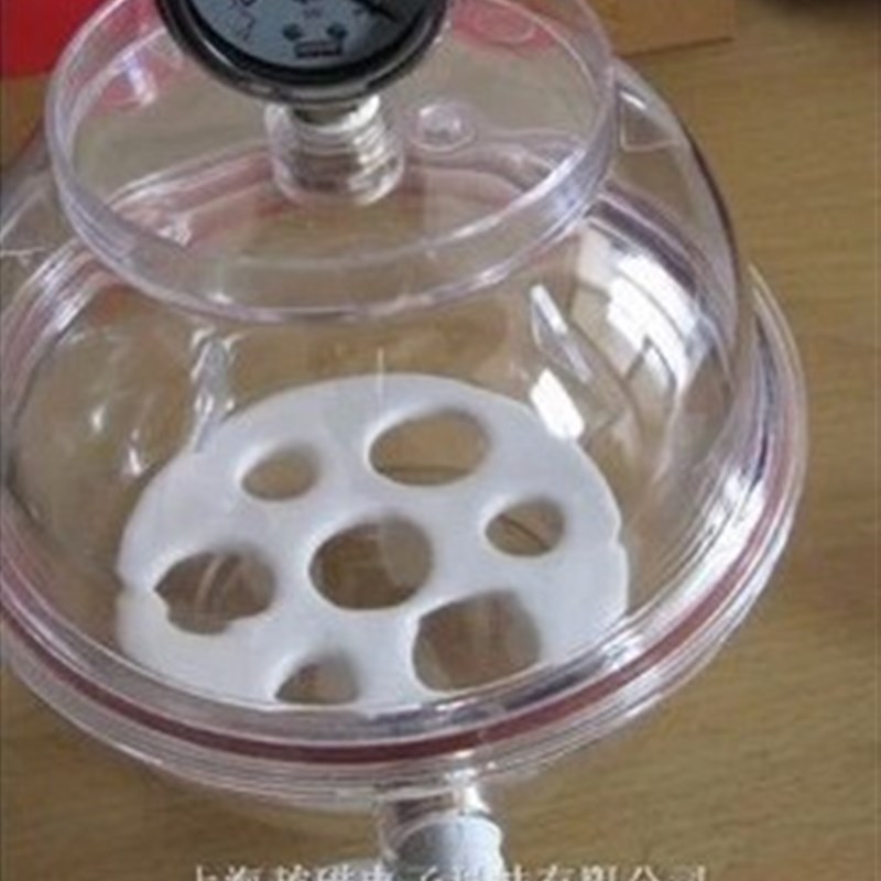 上海越磁 PC-150塑料真空干燥器(1个抽气阀,1个真空表)干燥器