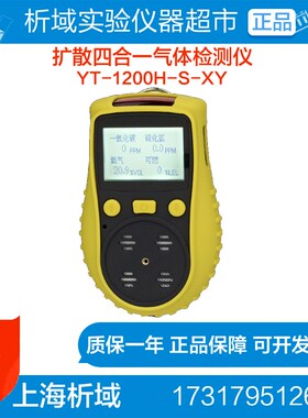 上海析域XY-1200H-S新款小扩散四合一气体检测仪O2检测仪定制