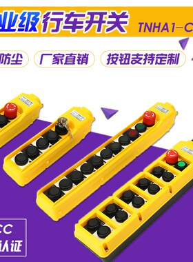 天华行车起重机控制器手柄按钮葫芦开关电动天车吊机上升下降双排