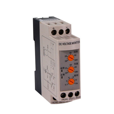 DVRD 直流过欠压保护器 直流过欠压继电器DC24V/12V/36V/48V