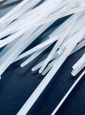 全新料 扎带5*200MM足数500条 自锁式塑料尼龙扎带5X200塑料扎带