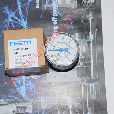 正品 FESTO压力表 PAGN-50-1,6M-G14 8001506 实物拍摄