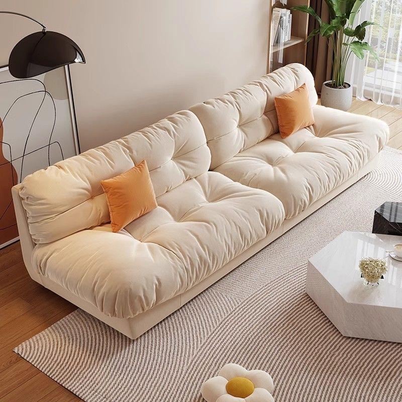 Baxter云朵沙发客厅小户型意式极简科技布艺网红奶油风磨砂沙发