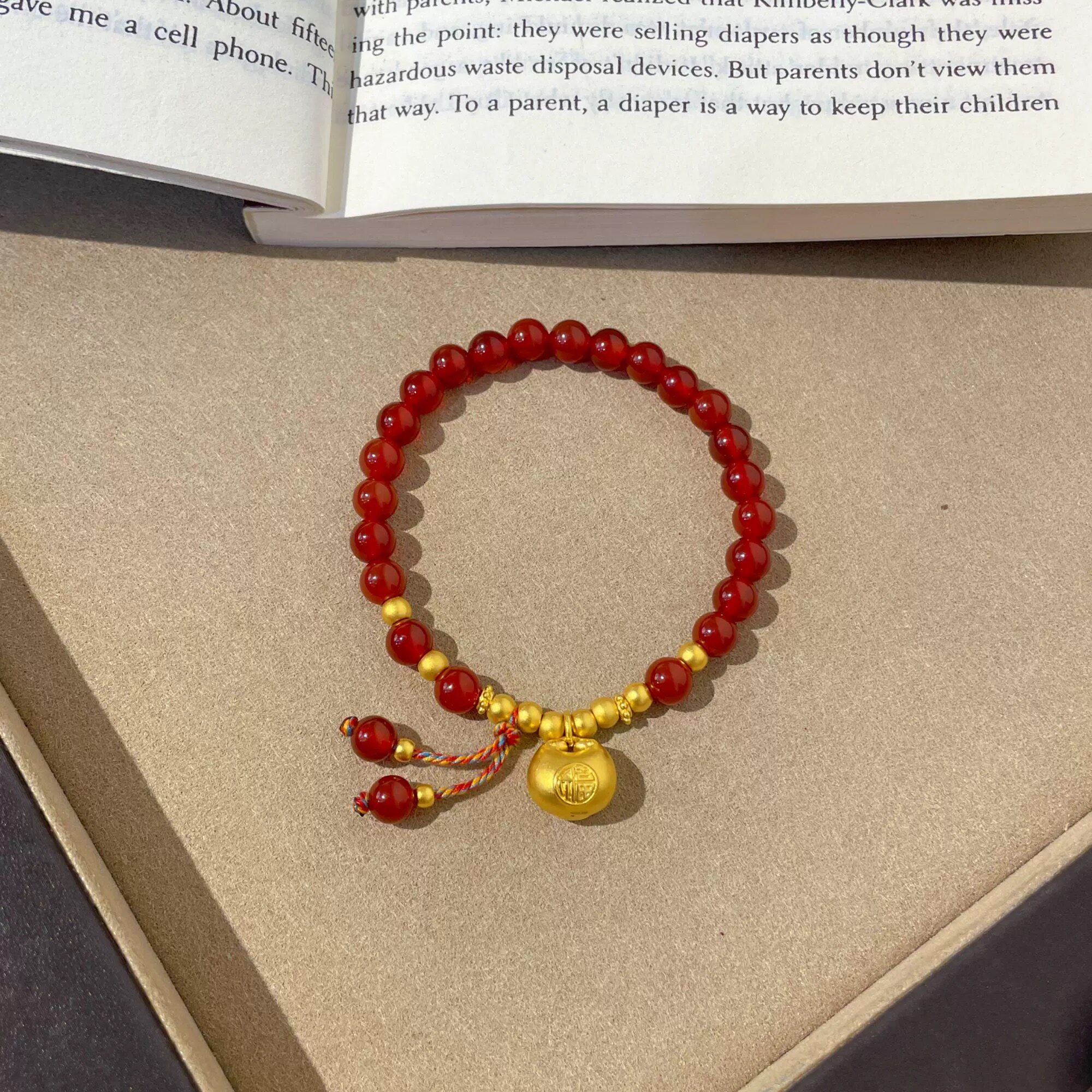 希曼汀黄金小胖福红玛瑙手链女新款999足金手串生日礼物送女友,黄金,小克重定价黄金手链,淘宝优惠券,粉丝福利购,淘宝优惠卷