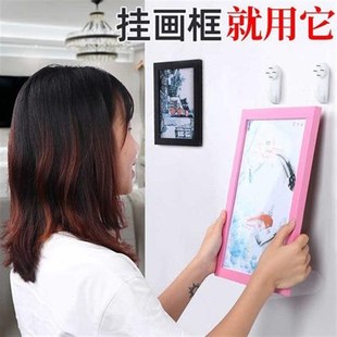 挂钩挂画轨道免打孔画展画廊钢丝绳固定器钉吊U钩导轨槽挂画器