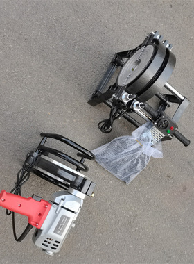 200mmPP管熔接器热熔器 双环手动PE对焊机 交流热熔对接焊机