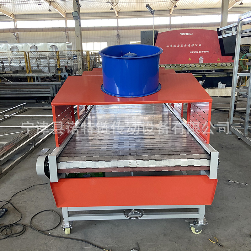 压铸机链板输送机 带颗粒链板输送机 锻造件链板输送机耐高温