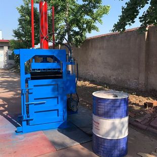 废纸塑料瓶编织袋 金属压块机废纸箱打包机 卧式液压打包机