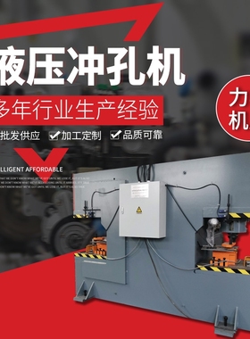 不锈钢液压冲孔机多功能角钢槽钢冲孔剪切机液压打孔机