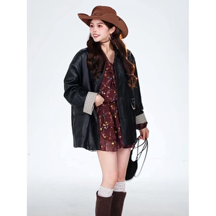 都市魅影/重生小个子休闲皮夹克薄款短款上衣皮衣外套常规款