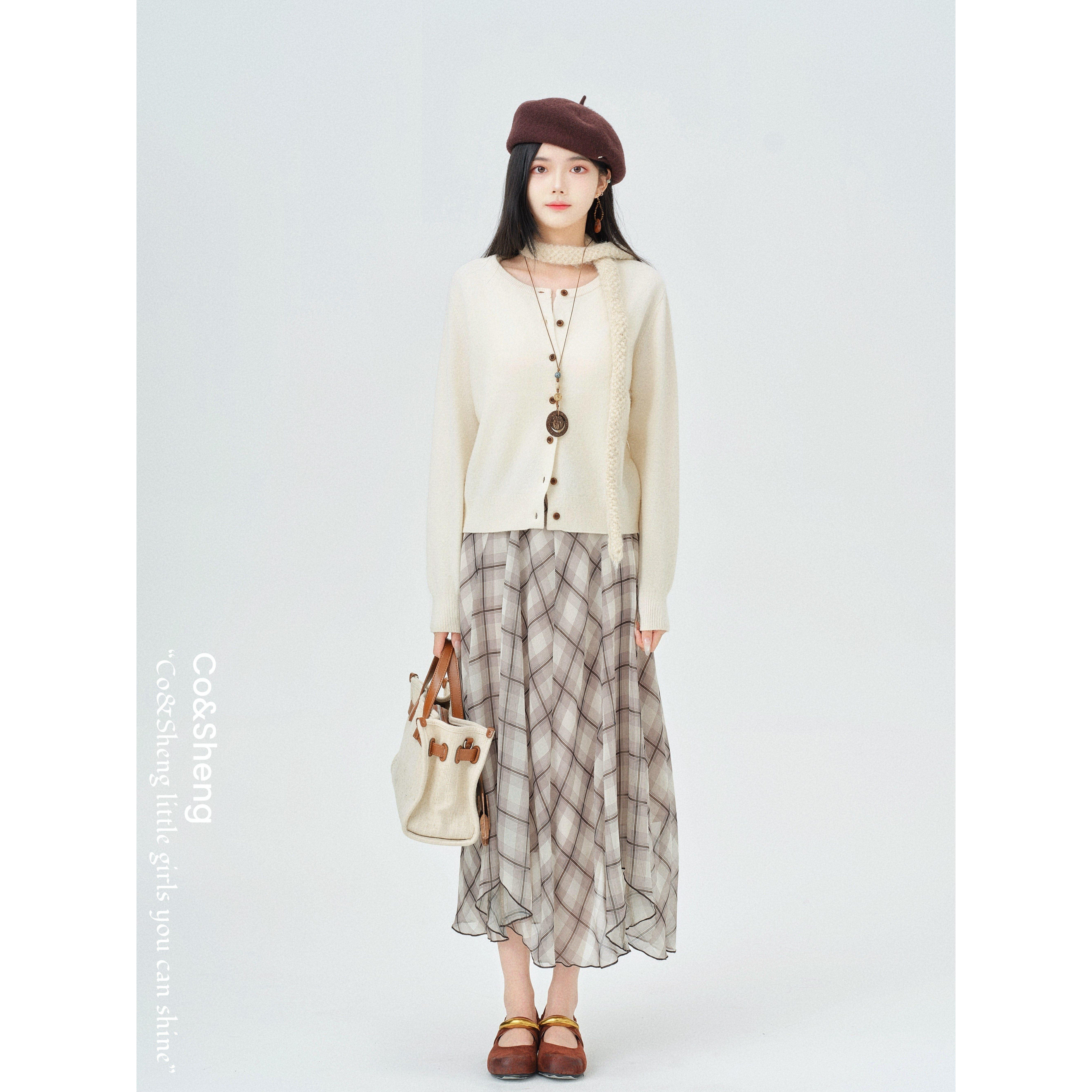 软暖时光/co&sheng小个子圆领常规款针织羊毛衫纯色短款毛衣外套,女装/女士精品,毛针织衫,淘宝优惠券,粉丝福利购,淘宝优惠卷