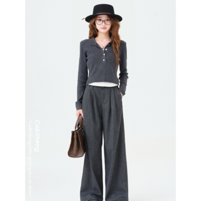 818—重生小个子阔腿裤高