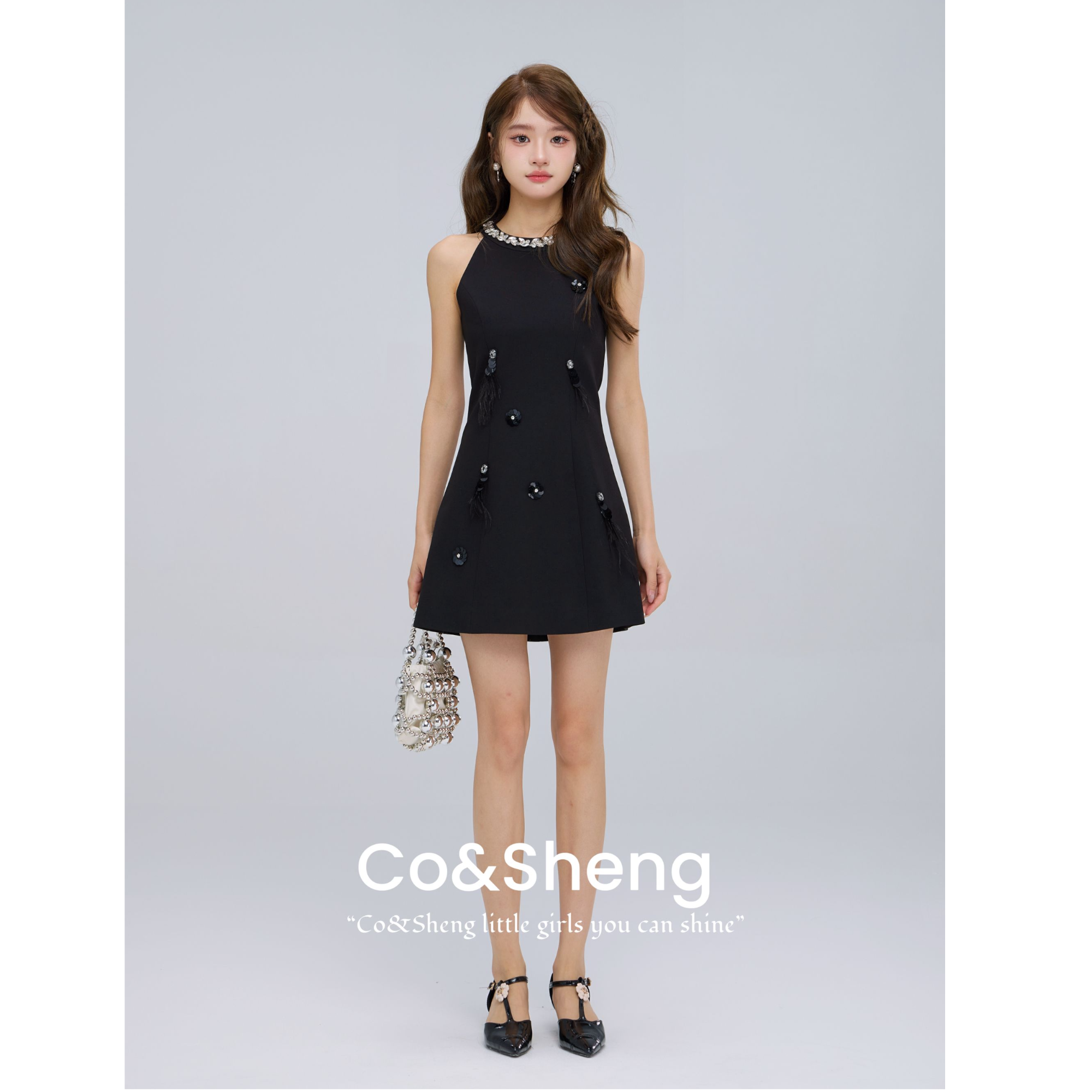 蒙德里安/co&sheng重生150cm小个子夏季连衣裙赫本风高级感miu系,女装/女士精品,连衣裙,淘宝优惠券,粉丝福利购,淘宝优惠卷