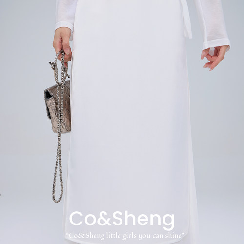 Cosheng小个子夏季高腰半身裙