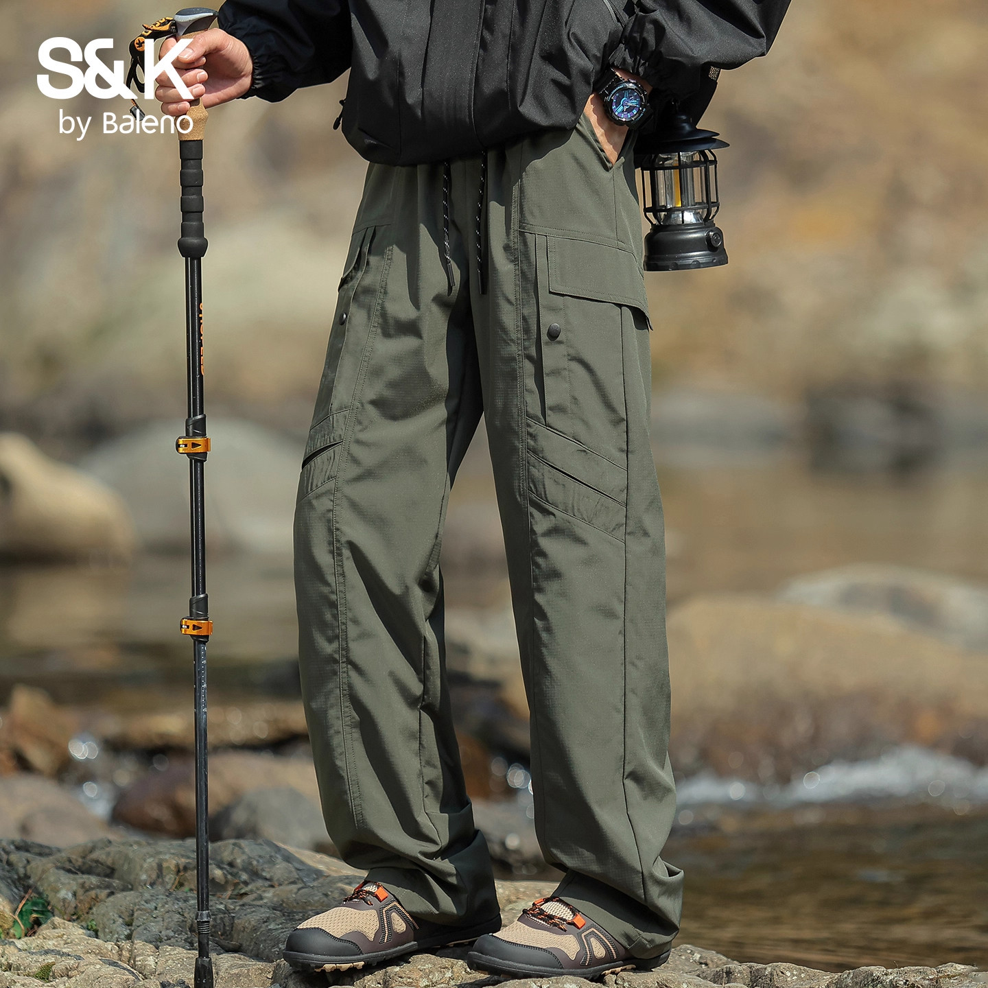 班尼路潮牌休闲裤男2026春秋新款宽松直筒工装裤男阔腿长裤子男款,男装,休闲裤,淘宝优惠券,粉丝福利购,淘宝优惠卷