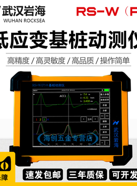 武汉岩海RS-W(P)低应变基桩动测仪裂缝缺陷综合测试仪