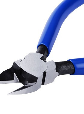 日本KEIBA马牌水口钳PL-726剪切钳PL-727 725平口钳塑胶塑料钳子