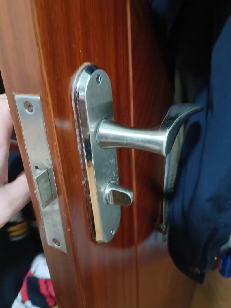 .5050老式大单舌浴室锁门铝合金门锁5040卫生间室内门锁体锁心504