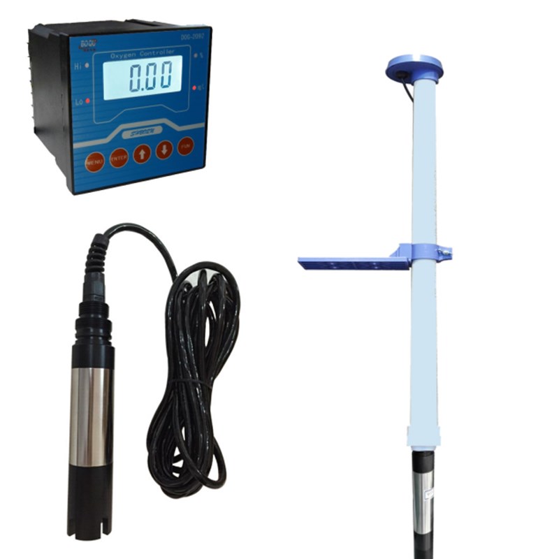 上海 DOG-2092在线溶氧仪 膜法溶氧电极 钢砂网膜结构  PVC支架