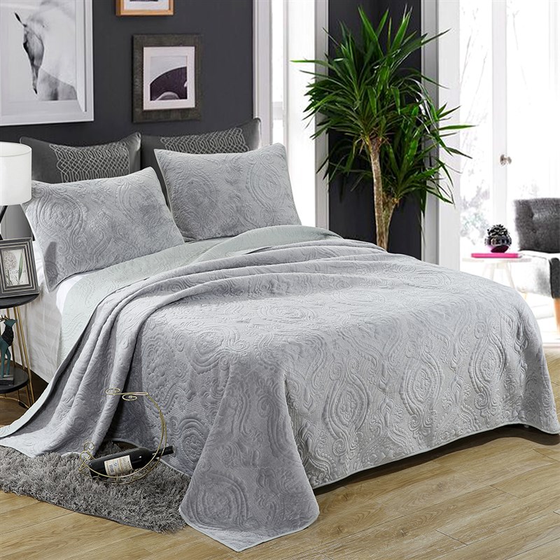 冬季双面床盖一面绒一面棉榻榻米C床盖大炕可定制单件绗缝三件套