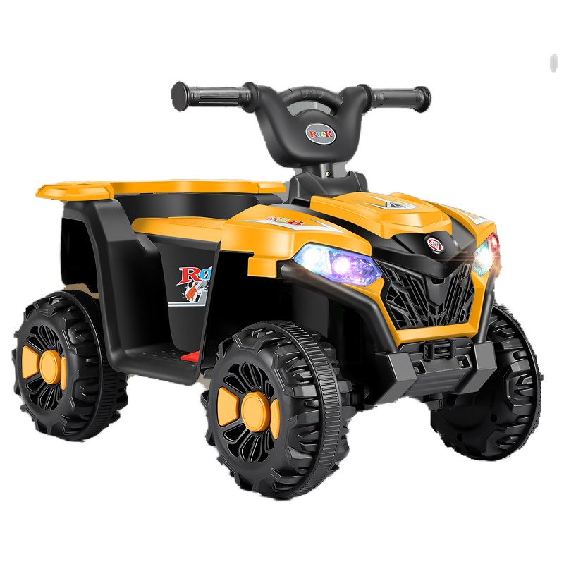 儿童电动沙滩车四轮汽车男女宝宝小孩玩具充电遥控T车可坐人2-6岁