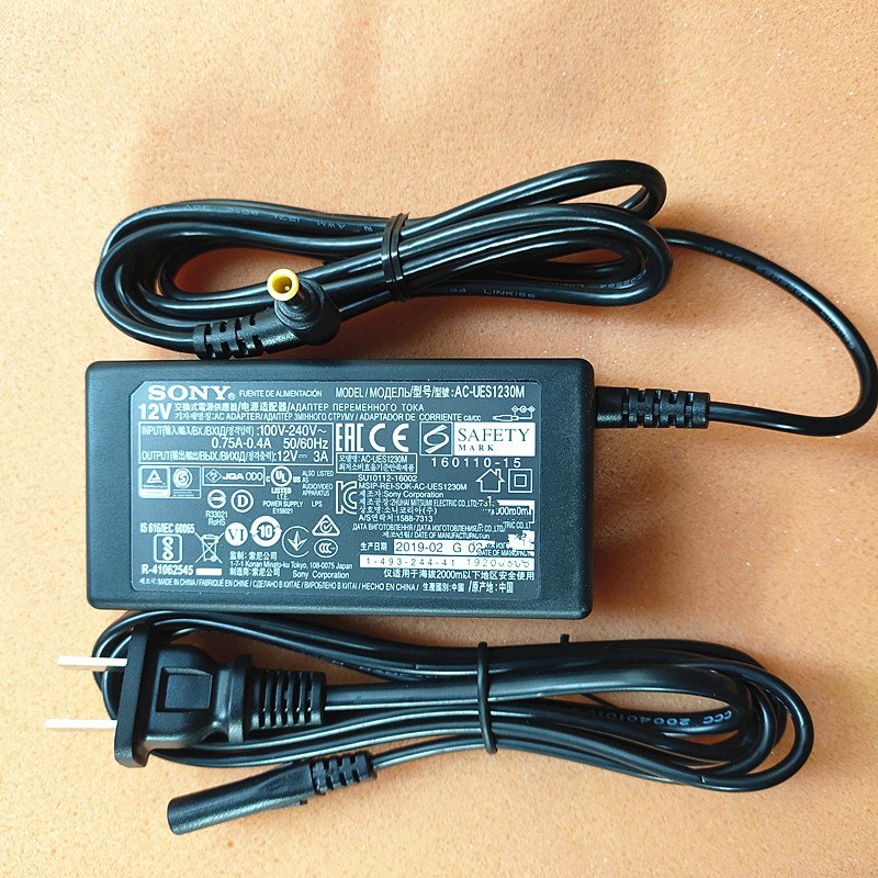 sony索尼SRS-BTX300 SRS-X5无线扬声器蓝牙音响电源线适配器12V3A