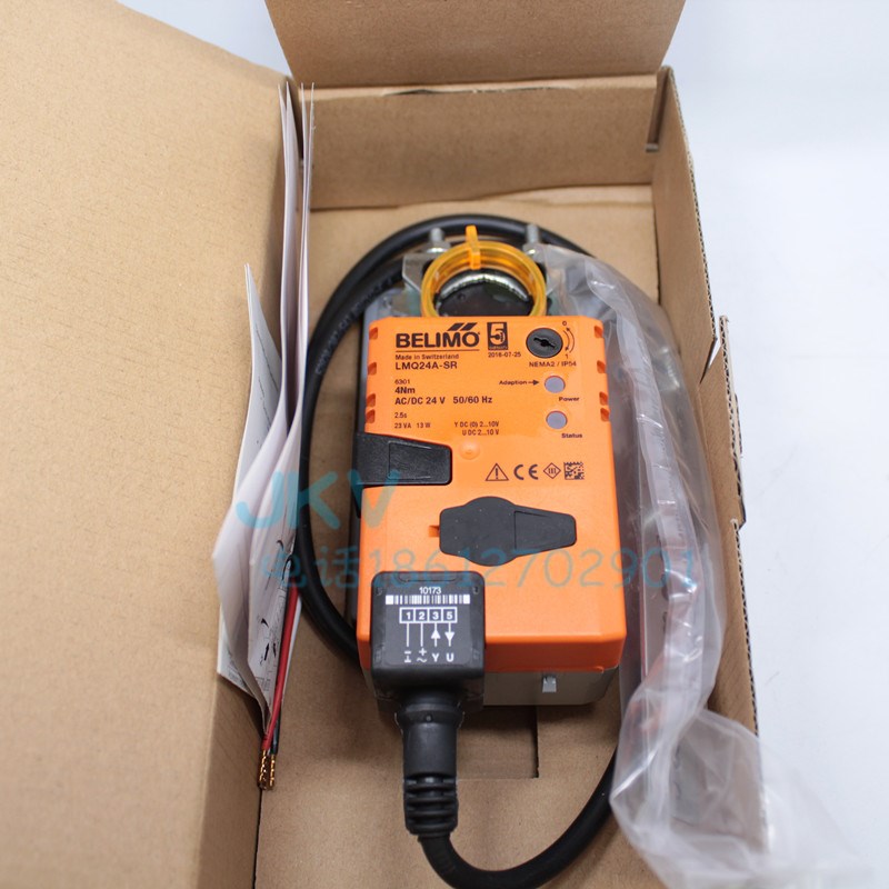 belimo搏力谋电动风阀执行器 lmq24a-sr 4NM快速驱动器2.5s现货
