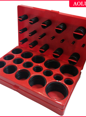 O型密封圈工具箱胶圈382pcs汽车维修O形圈修理盒IMPA813072O-ring