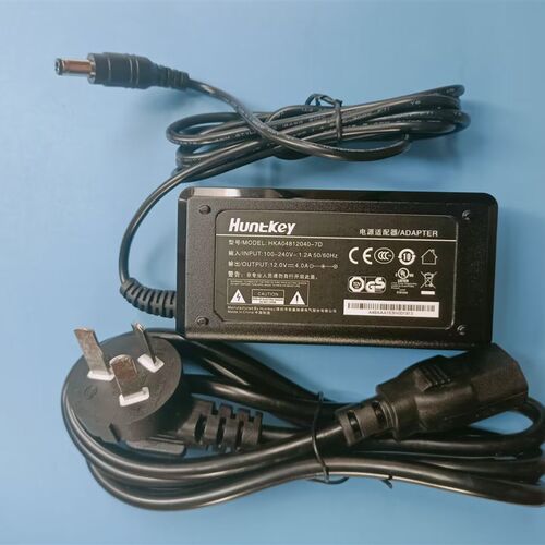 航嘉12V4A显示器变压器HKA04812040-7D供应器插头5.5*2.1MM