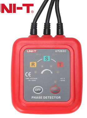 优利德非接触检相器UT262A三相交流检相器相序表相序仪UT262C