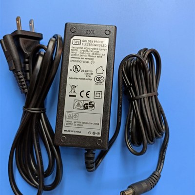 原装GPE金盈24V2000MA电源适配器GPE602-240200W电源供应器