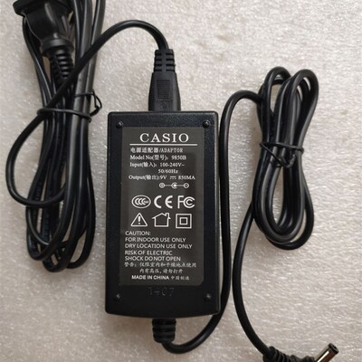 适用卡西欧AD-5CL老款电子琴电源适配器9V变压器CT-640 599 670