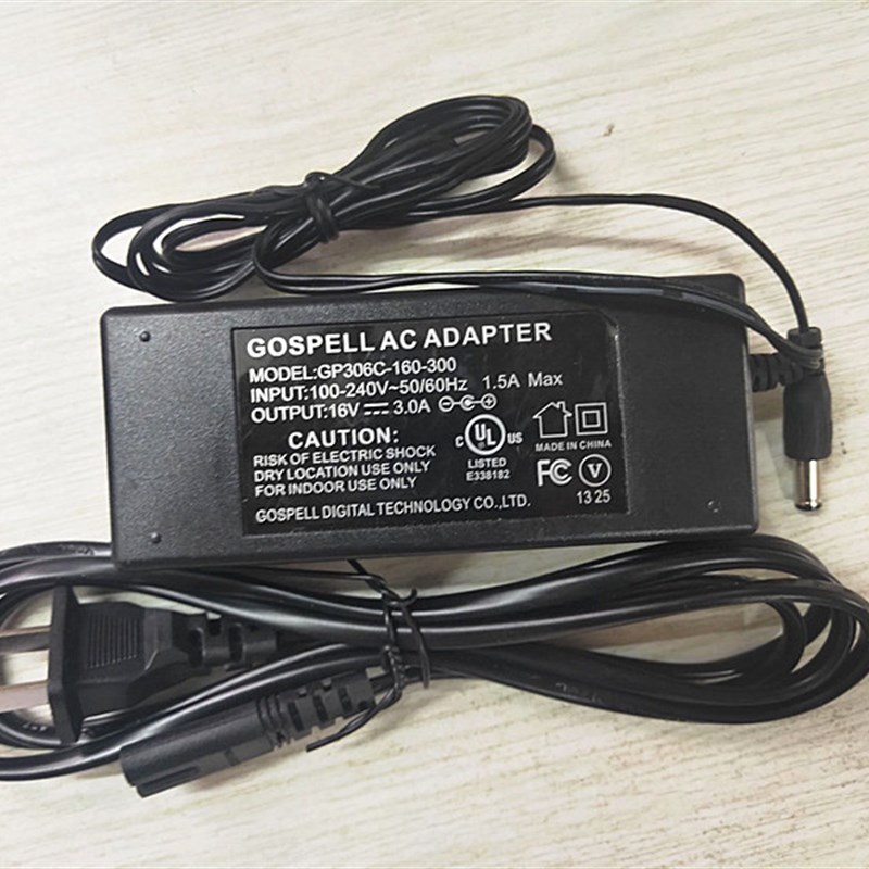原装GOSPELL  GP306C-160-300音箱 音响电源适配器 充电器16V3A