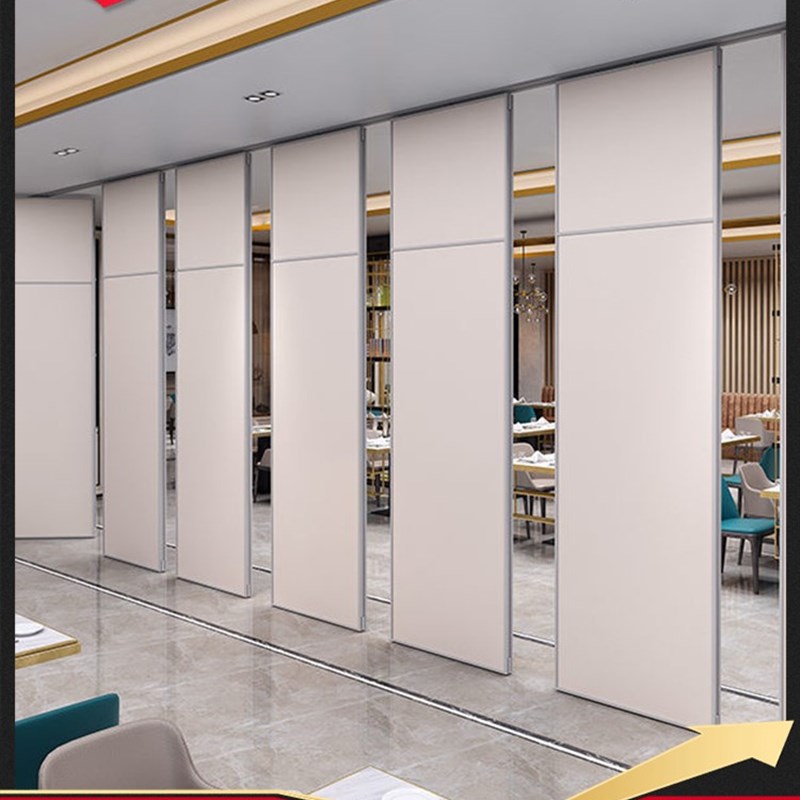 酒店活动隔断墙带门饭店包厢宴会厅推拉办公室隔音可折叠隔断屏风