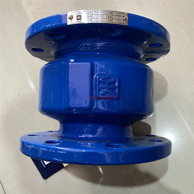 宁波杰克龙H41X-16Q铸铁法兰消声立式升降式止回阀单向阀DN50-350