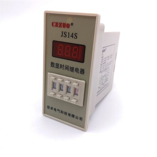 创卓JS14S 数显时间继电器99S 9.9S 99MAC220V24V计数继电器DH14J