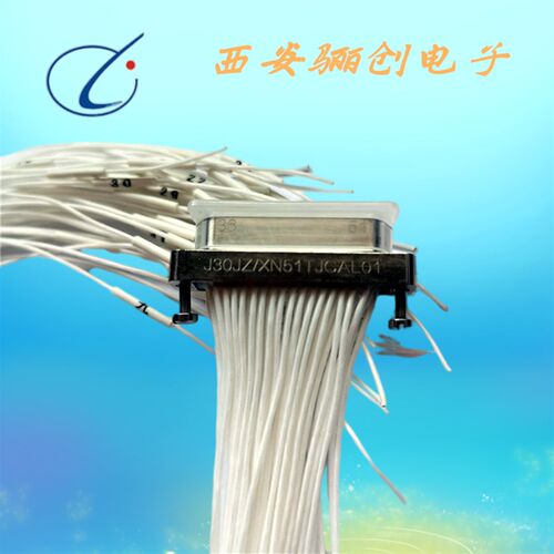J30JZ矩形连接器J30JZ/XN51TJCAL01-30CM 现货销售线长可定制骊创
