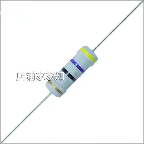 47R/47欧姆电磁炉常用2W碳膜电阻 黄紫黑金 精度5% 色环 5*15MM