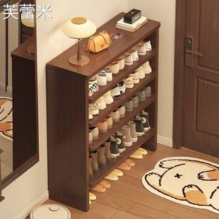 芙蕾米鞋架多层家庭门2025新入口小窄储物架不占空间出租房间简单的鞋柜床笠拉车