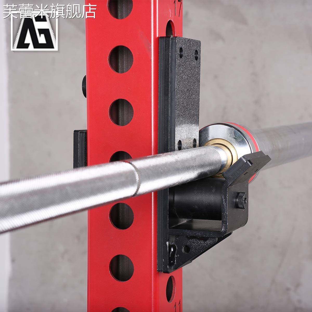 芙蕾米深蹲架滚轴挂钩健身房卧推力量举赛架可定制卧推架健身器材配件