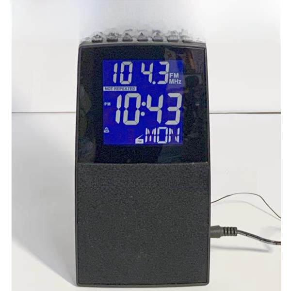 大屏幕LED时钟 双闹钟控收音机数字调台广播电台床头闹钟
