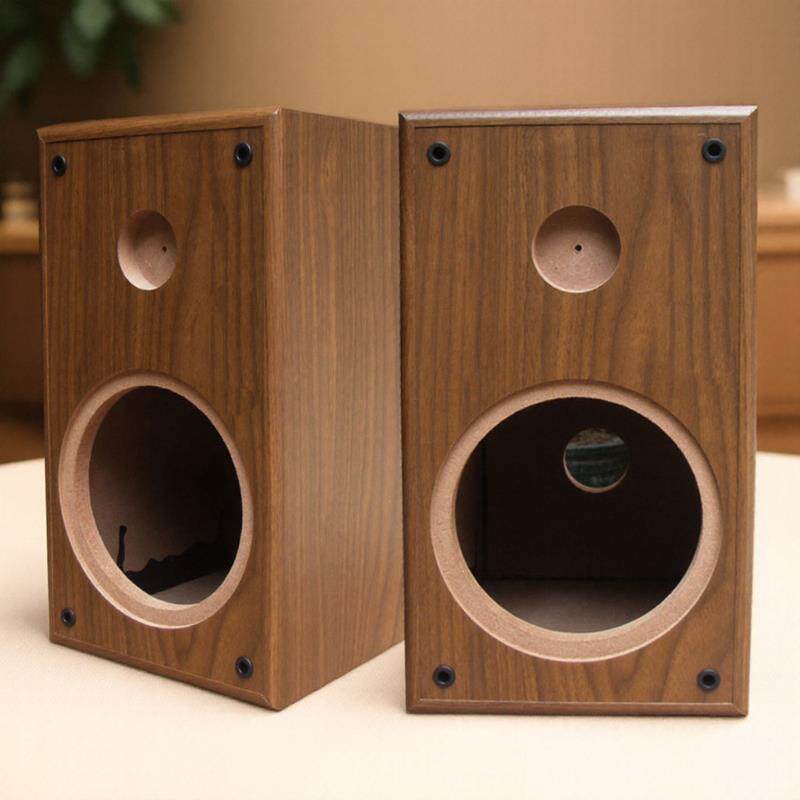 6.5寸汽车套装喇叭空箱体 发烧改装DIY低音炮+高音头迷宫空音箱