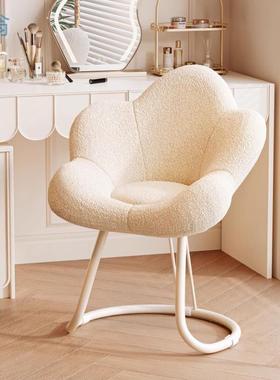 Nkv网红化妆椅女生卧室梳妆台凳子轻奢奶油风旋转