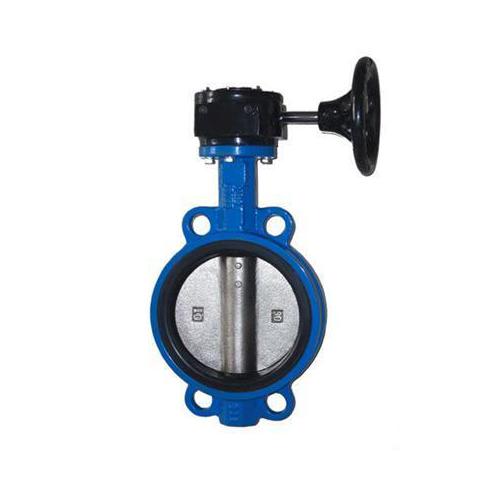 D371X/J-16 对夹式蜗轮蝶阀 手动蝶阀DN50 65 80 100 125 150 200